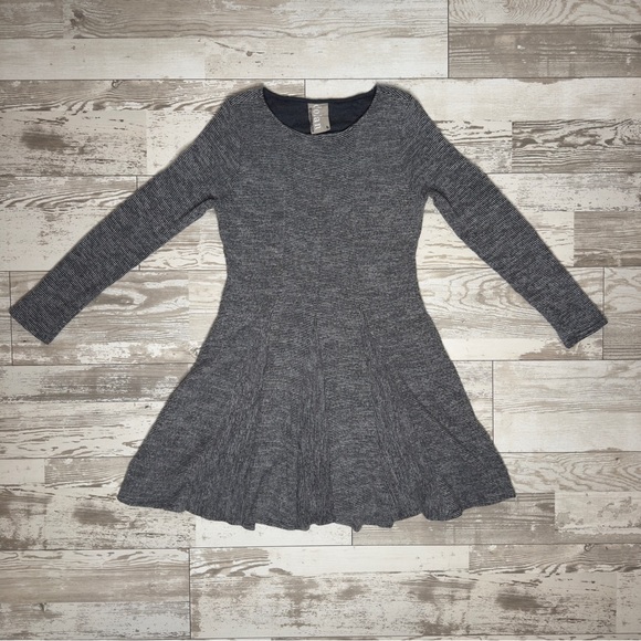 Dolan Left Coast Collection Fit & Flare Sweater Dress Gray Long Sleeve Women’s M - Picture 6 of 12